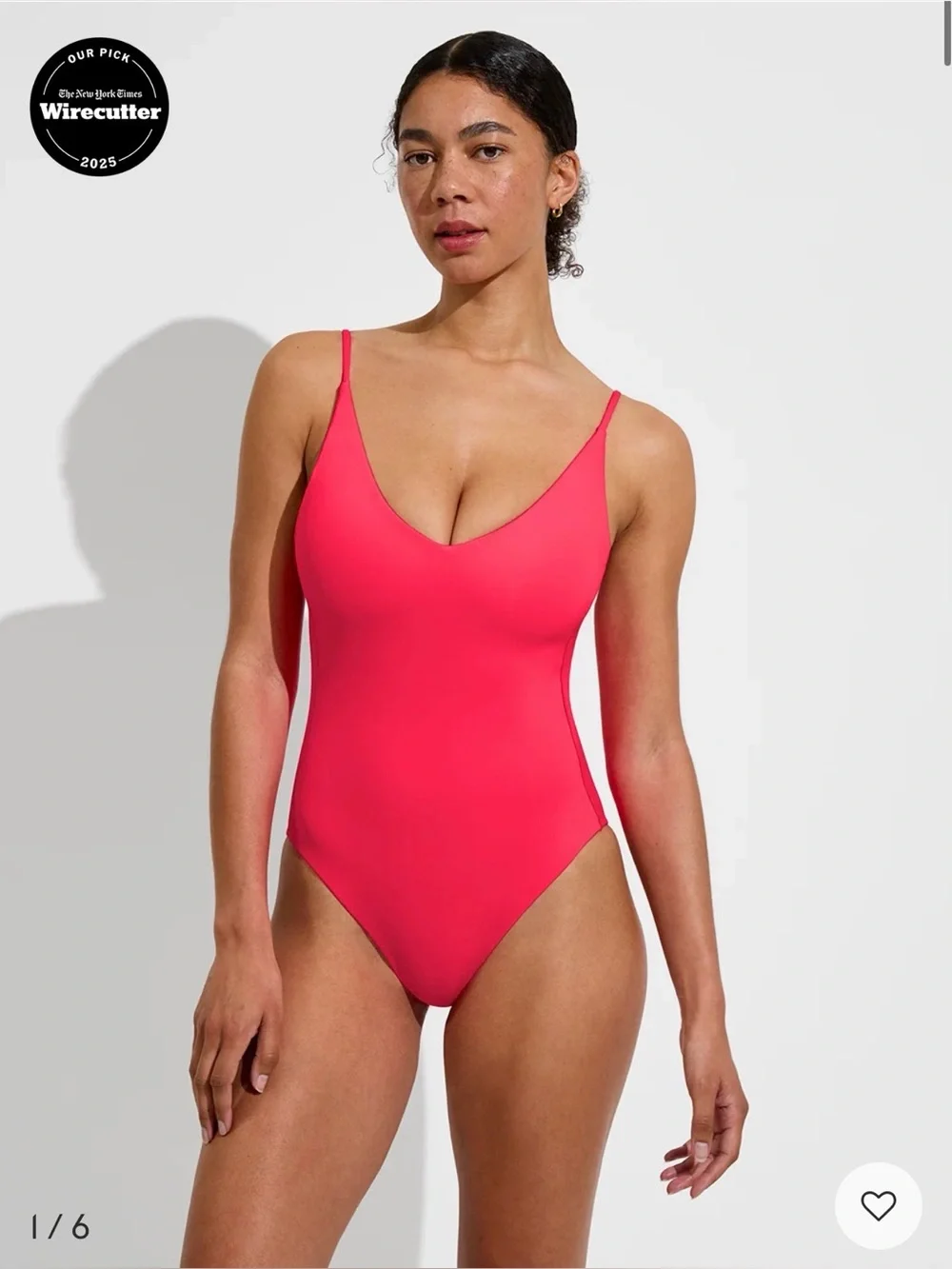 Left On Friday | Sunday Suit Rescue (Neon Red) One Piece Swimsuit - Size Small